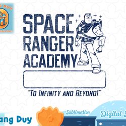 disney pixar toy story buzz lightyear space ranger academy t-shirt copy