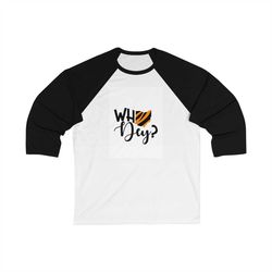 who dey cincinnati bengals unisex 34 sleeve baseball tee ohio