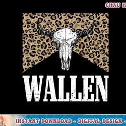 leopard wallen western cow skull shirt merch cute outfit pullover hoodie copy png