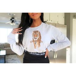 bengals tiger unisex long sleeve tee, gameday, cincinnati