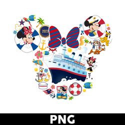 disney cruise 2023 png, mickey and friends png, disney family vacation png, disney png - digital file