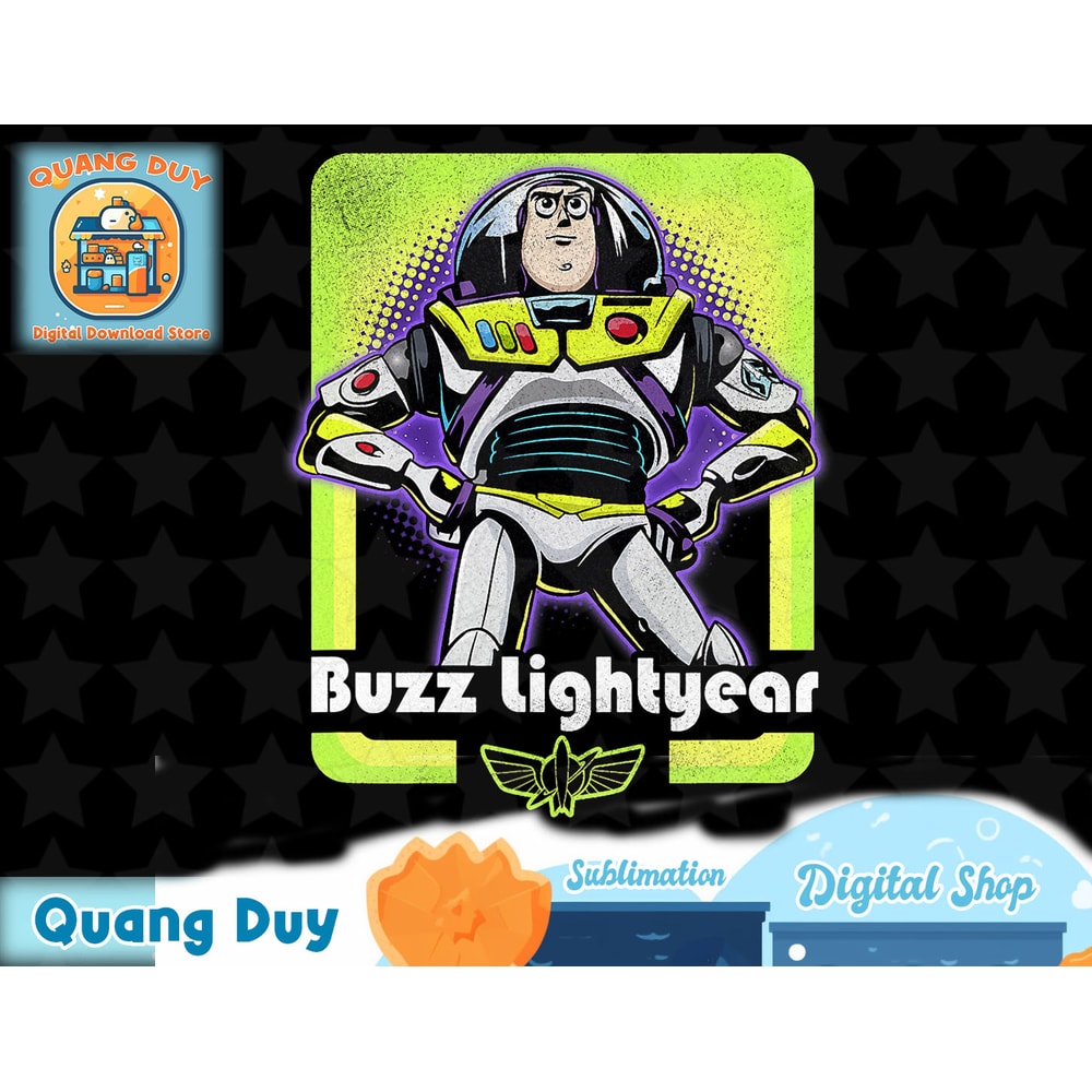 Disney Pixar Toy Story Buzz Lightyear Star Command Portrait T-Shirt copy.jpg