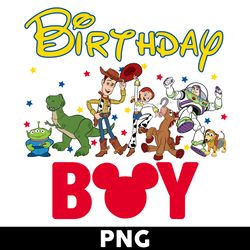 birthday boy png, toy story png, birthday png, disney png - digital file