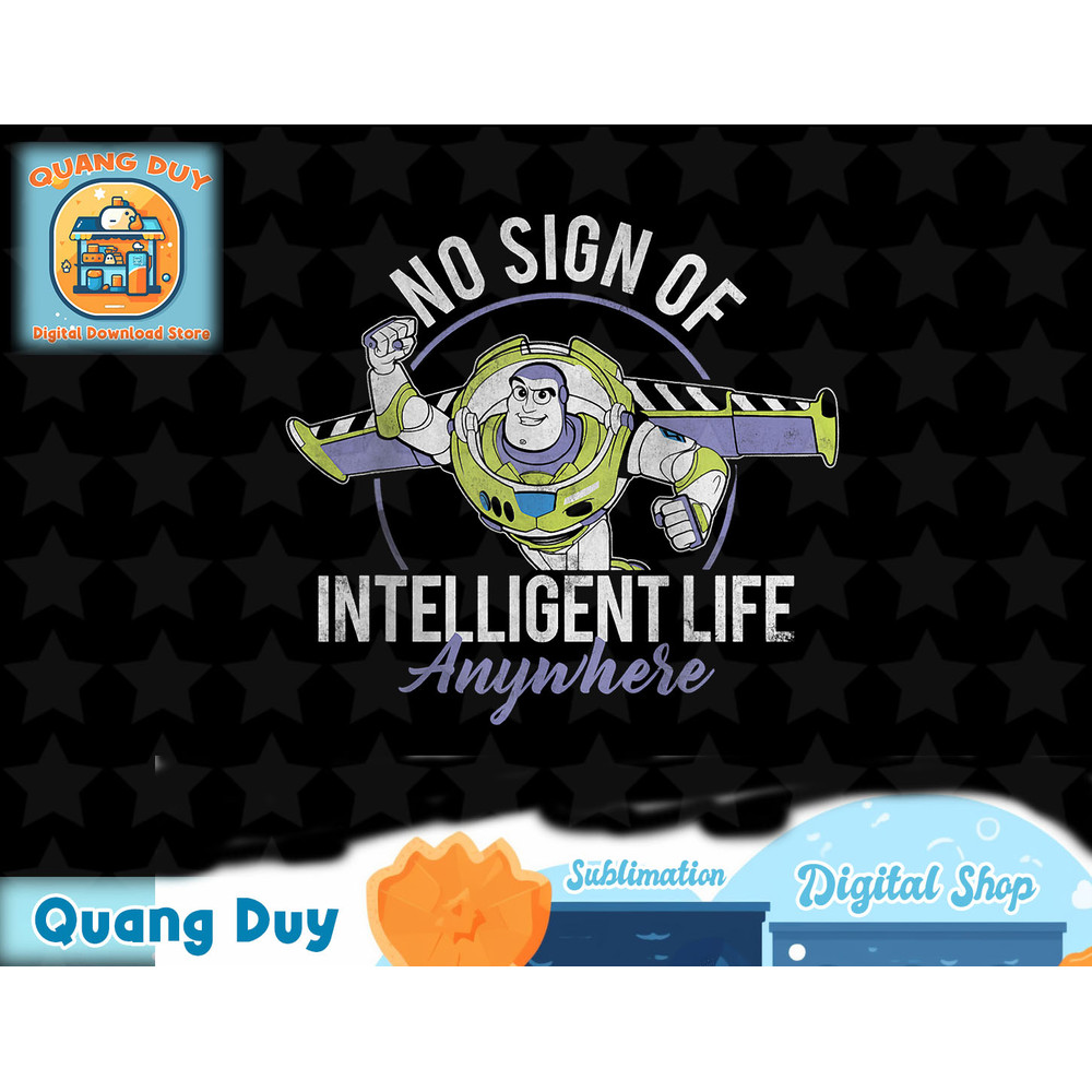 Disney Pixar Toy Story Buzz No Sign Of Intelligent Life T-Shirt copy.jpg