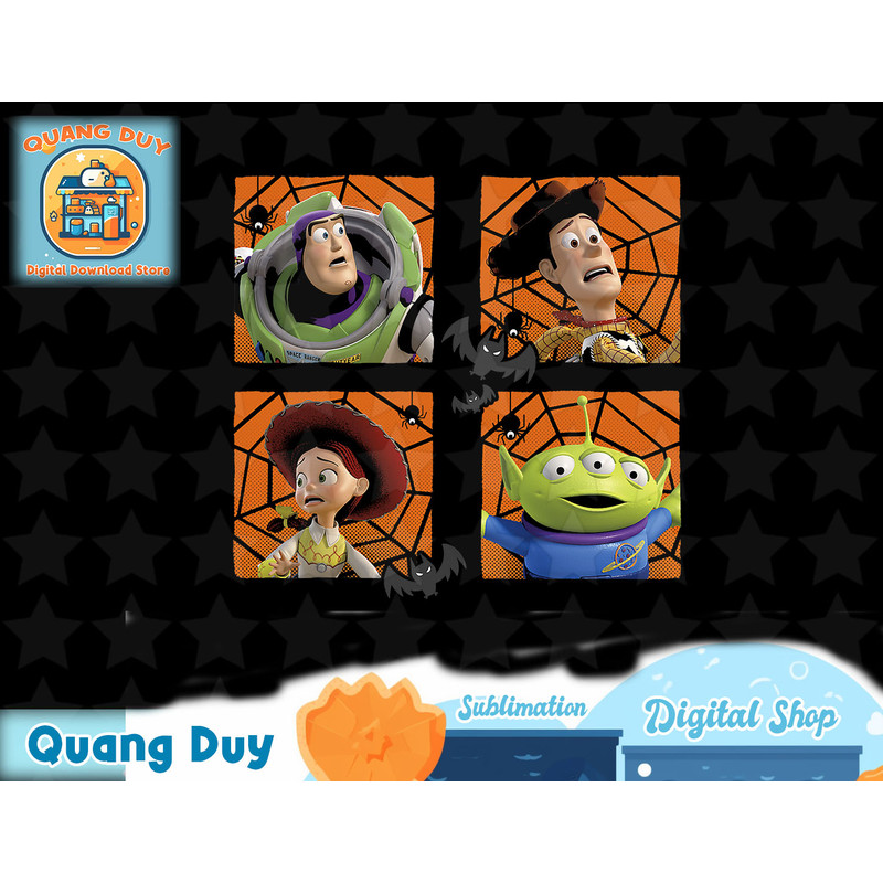 Disney Pixar Toy Story Buzz Woody Halloween T-Shirt copy.jpg