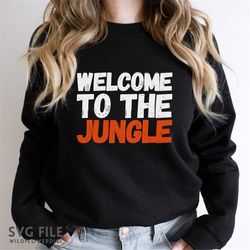 bengals jungle, cincinnati, svg, shirt svg, who dey, burrow, heat press, cricut