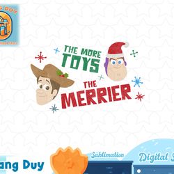 disney pixar toy story christmas the more toys the merrier t-shirt copy