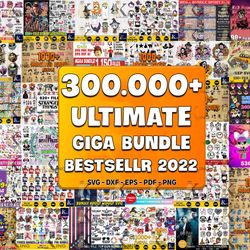 300.000 ultimate gigi bundle bestseller bundle ver 1 , digital download