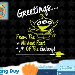disney pixar toy story green alien greetings outline sketch t-shirt copy