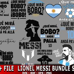 40 file lionel messi bundle svg, digital download