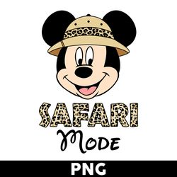 Mickey Safari Hat Png, Safari Mode Png, Mickey Png, Mickey Mouse Png, Disney Png - Digital File