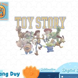 disney pixar toy story group shot run t-shirt copy