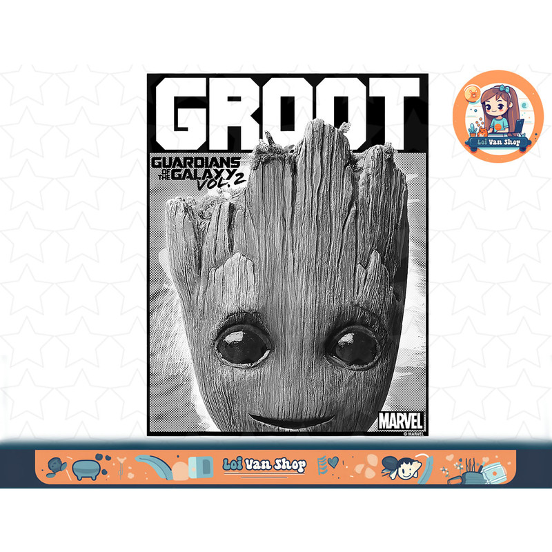 Marvel Guardians Vol. 2 Baby Groot Close-Up T-Shirt C1 T-Shirt copy.jpg