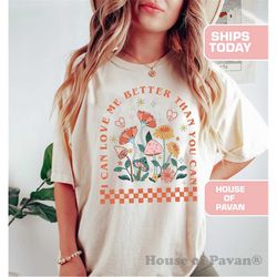 self love shirt, valentines plant lover shirt, gardening shirt, plant shirts for women, plant lover graphic tee, retro g