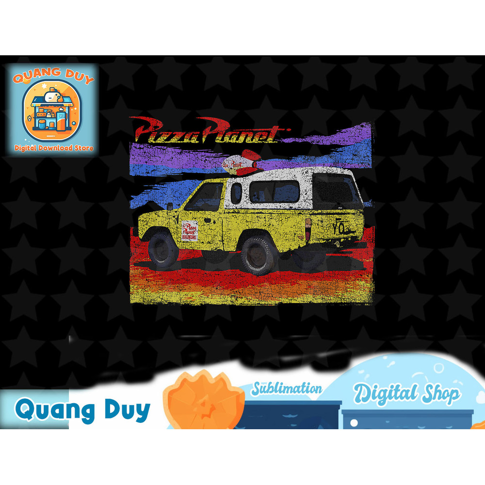 Disney Pixar Toy Story Pizza Planet Truck Distressed T-Shirt copy.jpg