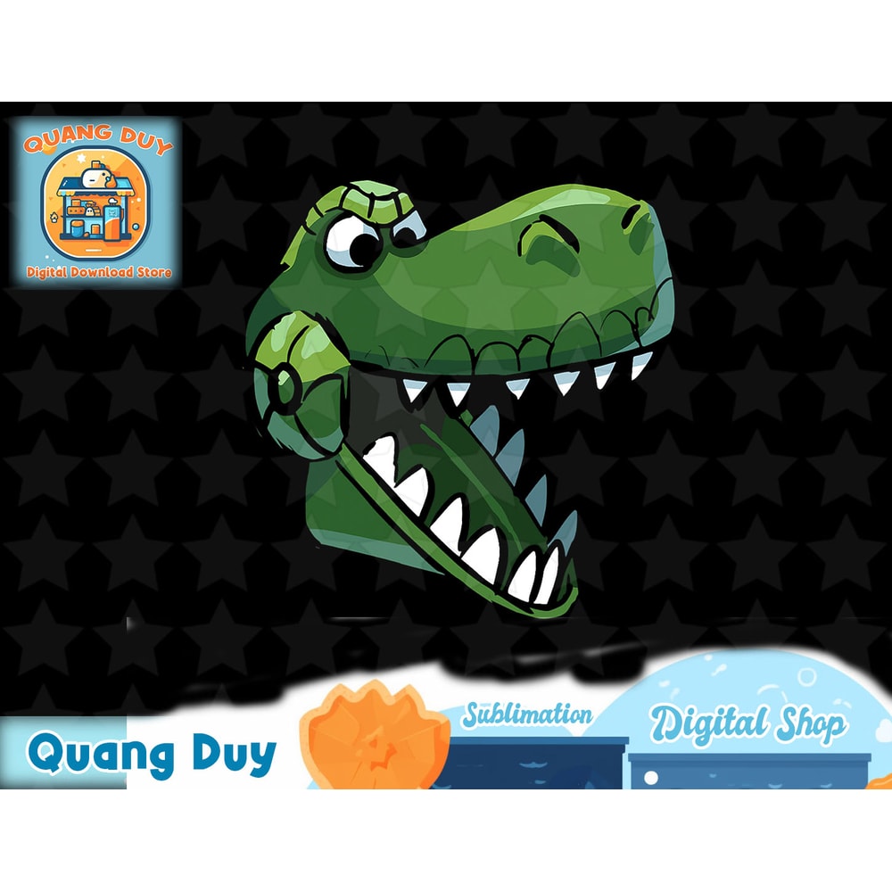 Disney Pixar Toy Story Rex Big Face T-Shirt copy.jpg