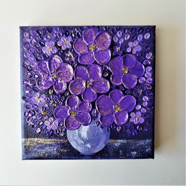 Bouquet-purple-flowers-textured-painting-wall-decor.jpg