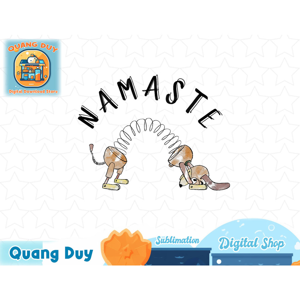 Disney Pixar Toy Story Slinky Dog Namaste Stretch Poster T-Shirt copy.jpg