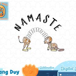 disney pixar toy story slinky dog namaste stretch poster t-shirt copy