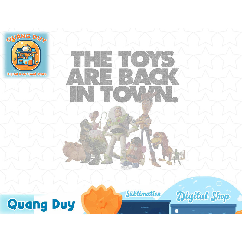 Disney Pixar Toy Story The Toys Are Back Group Shot T-Shirt copy.jpg