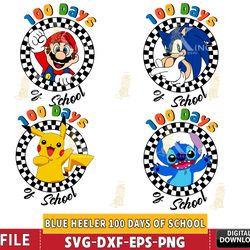 100 days of school stitch svg, 100 day of school bundle svg , digital download