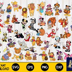 100 file disney halloween svg , digital download