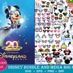 100,000 files disney svg dxf eps png file ,mega bundle disney svg, digital download