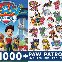 1000 files paw patrol svg , bundle pawpatrol svg , digital download