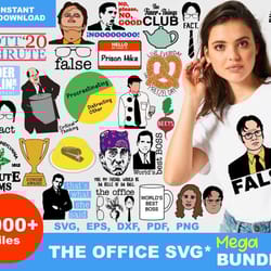 1000 file the office tv show svg, digital download