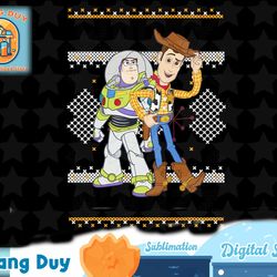 disney pixar toy story woody buzz ugly christmas t-shirt t-shirt copy