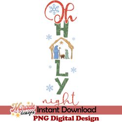 oh holly night svg