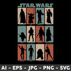 Star Wars Png, Star Wars Character Png, Baby Yoda Png, Yoda Png, Disney Png - Digital File