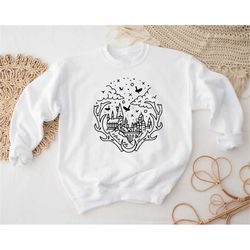hogwarts wizardy sweatshirt, wizard book hoodie, hp book shirt, wizard sweater, bookworm shirt, nerd shirt, wand shirt,