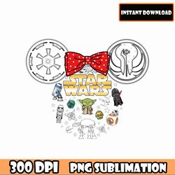 minnie star wars png, family vacation 2023 png, family trip 2023 png, vacay mode png, magic kingdom png