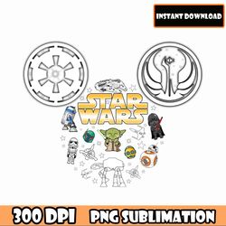 mickey star wars png, family vacation 2023 png, family trip 2023 png, vacay mode png, magic kingdom png