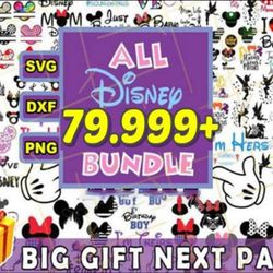79,999 file disney bundle svg file , mega bundle disney svg, bundle disney , digital download