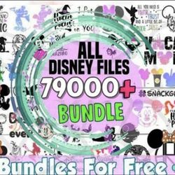 79.000 file disney bundle svg , bundle disney svg, , digital download