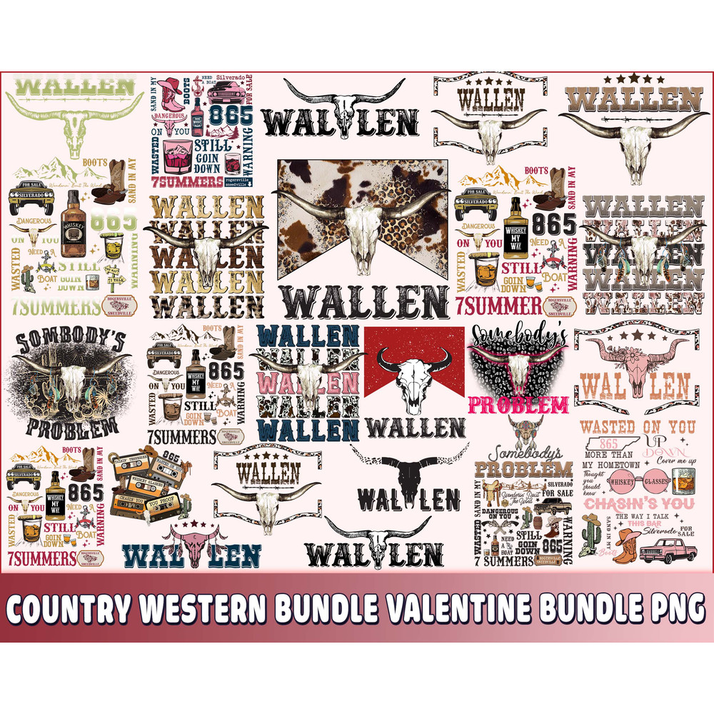 Country Western bundle valentine bundle PNG.jpg