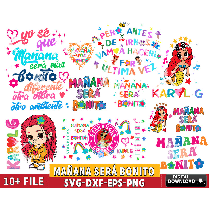10 file Mañana Será Bonito svg bundle ,karol g svg bundle.jpg