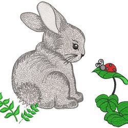 Cute Bunny Embroidery Designs: Perfect for Nursery Decor and Baby Shower Gifts, Cute Animal