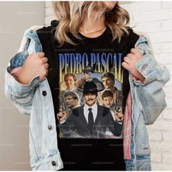 vintage pedro pascal in 90's/y2k shirt | limited retro pedro pascal shirt | pedro meme | daddy pedro | joel miller, javi