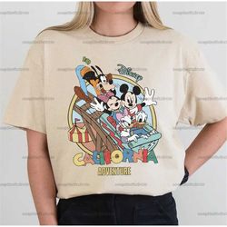 disney california adventure vintage shirt | california adventure shirt | mickey and friend california adventure shirt