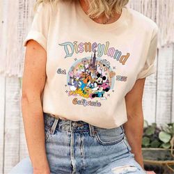 vintage disneyland est 1955 california shirt, vintage disneyland shirt, magic kingdom shirt, vintage disney shirts, mick