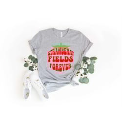 strawberry fields forever t-shirt, beatles tshirt, lennon shirt, classic rock, music lovers, the beatles tee,rock shirt,