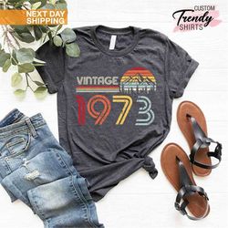 50th birthday gift shirt, turning 50 gift, 50th birthday gift for dad, 1973 retro birthday shirt, vintage 1973 shirt, gi