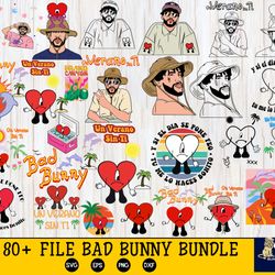 80 file bad bunny bundle, digital download