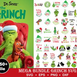 950 file grinch bundle svg, digital download