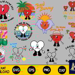 bad bunny svg baby benito svg, un verano sin ti svg mega bundle svg, digital download