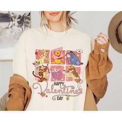 winnie the pooh valentine's day shirt | disney valentine's day shirt | pooh and friends shirt | happy valentine's day sh