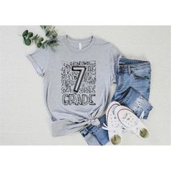 seventh grade teacher, teacher grade gift, 7th grade shirt,seventh grade shirt,7th grade team shirt,7th grade grad gift,